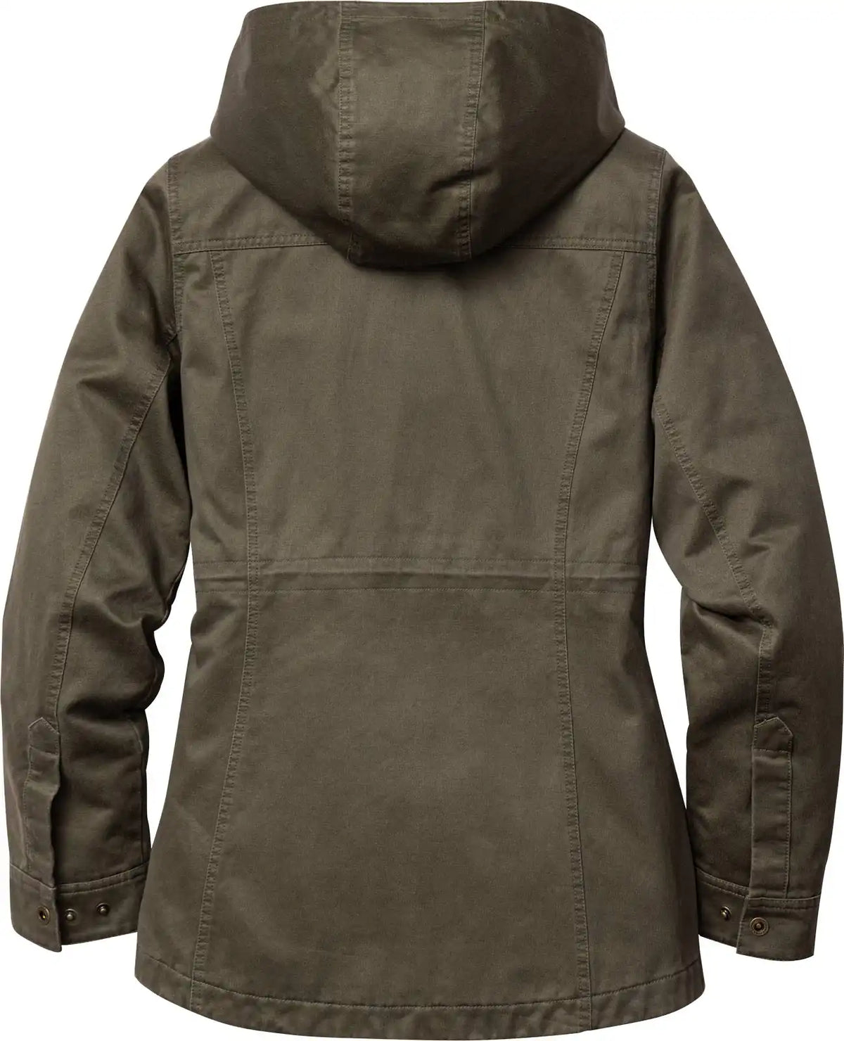 Women's Saddle Country Shirt Jacket with Removable Hood