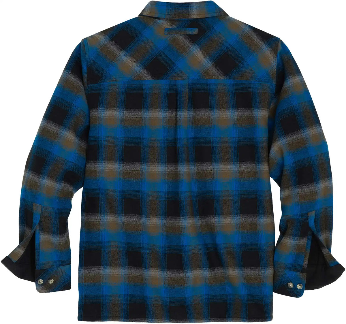 Men's Buck Camp Flannel Fleece Lined Shirt Jacket