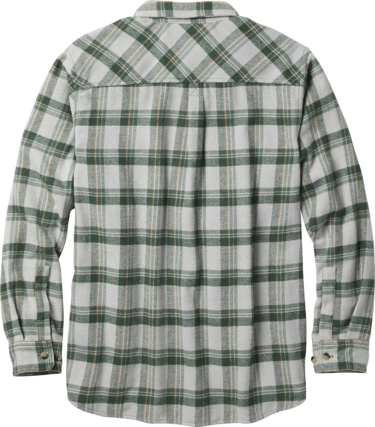 Brawny Plaid Long Sleeve Flannel Button Up Shirt