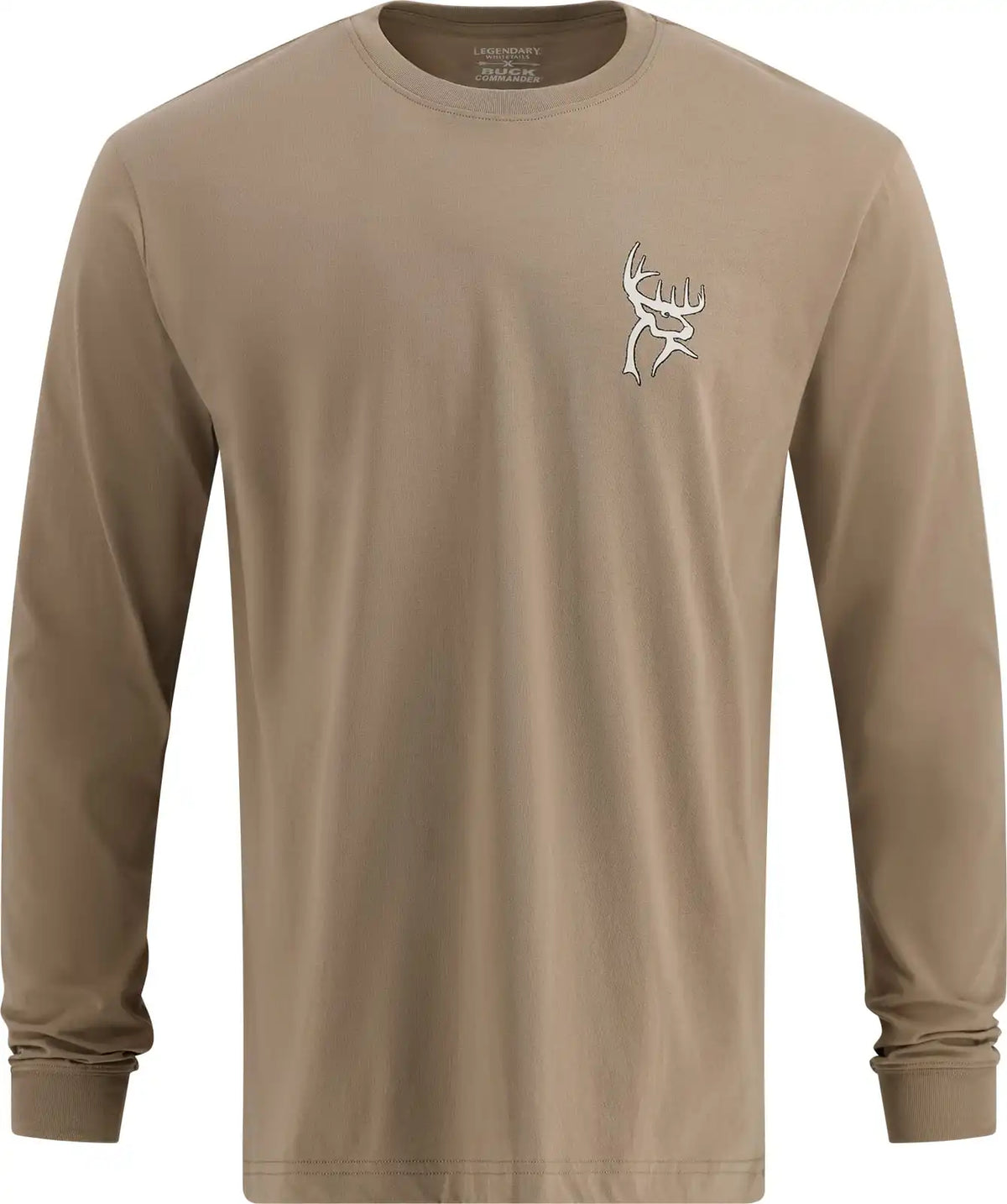 Men's Buck Commander Camo Filled Flag Long Sleeve Shirt