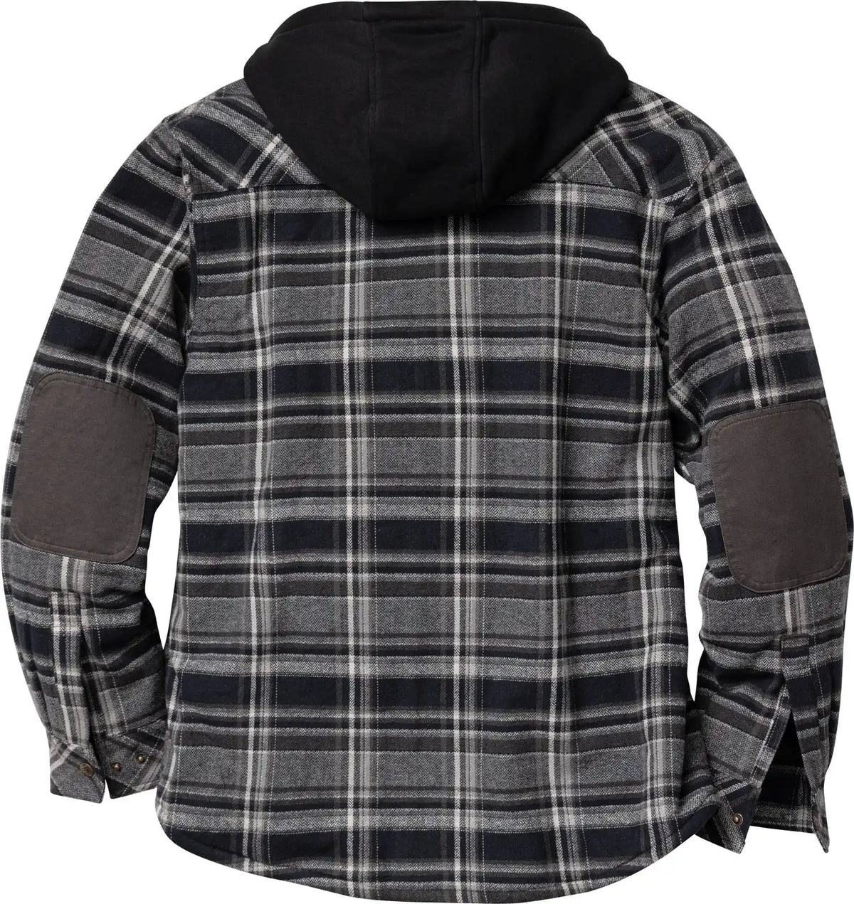 Men's Camp Night Berber Lined Hooded Flannel Shirt Jacket