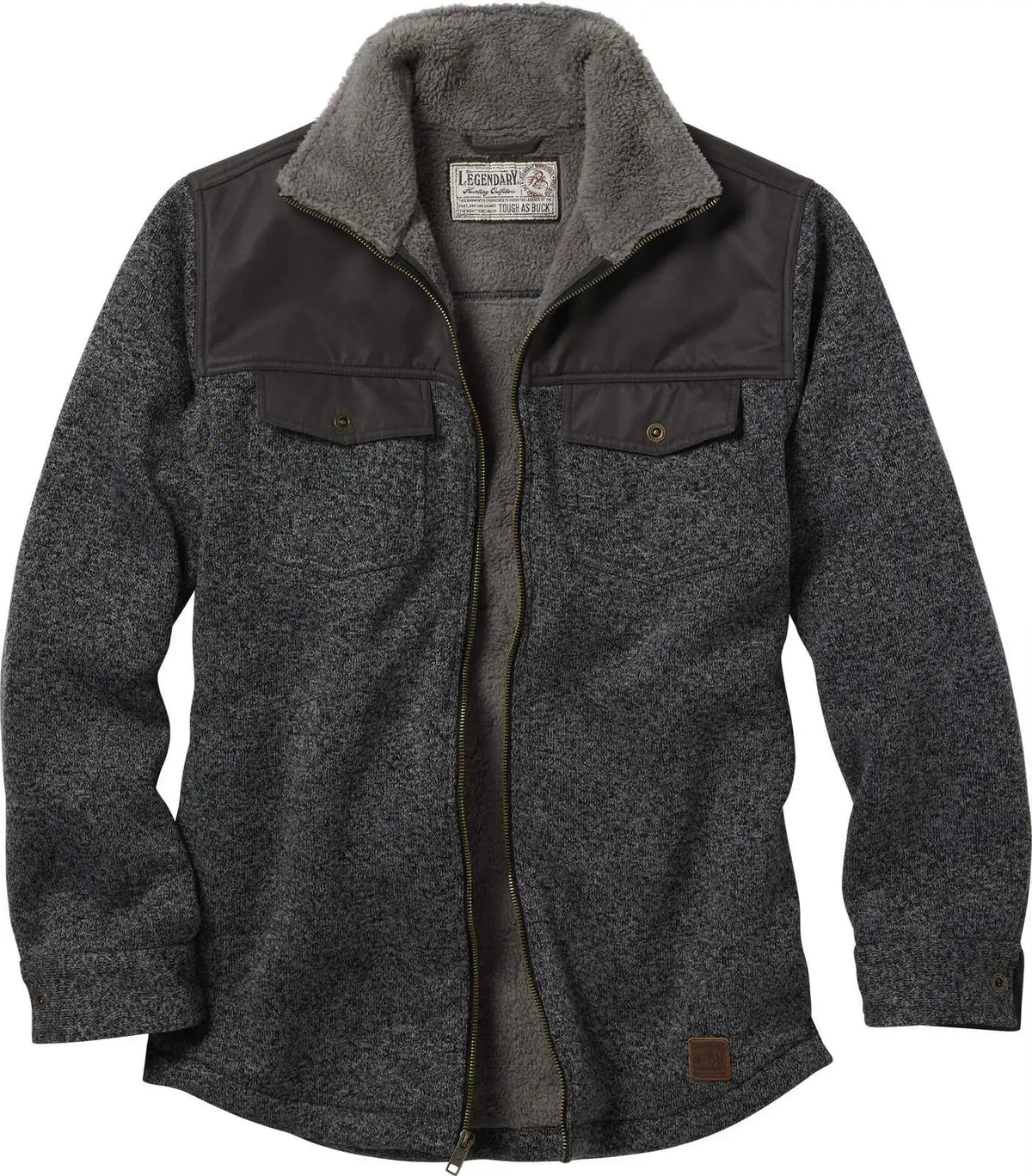 Men's Tough as Buck Sweater Knit Shirt Jacket