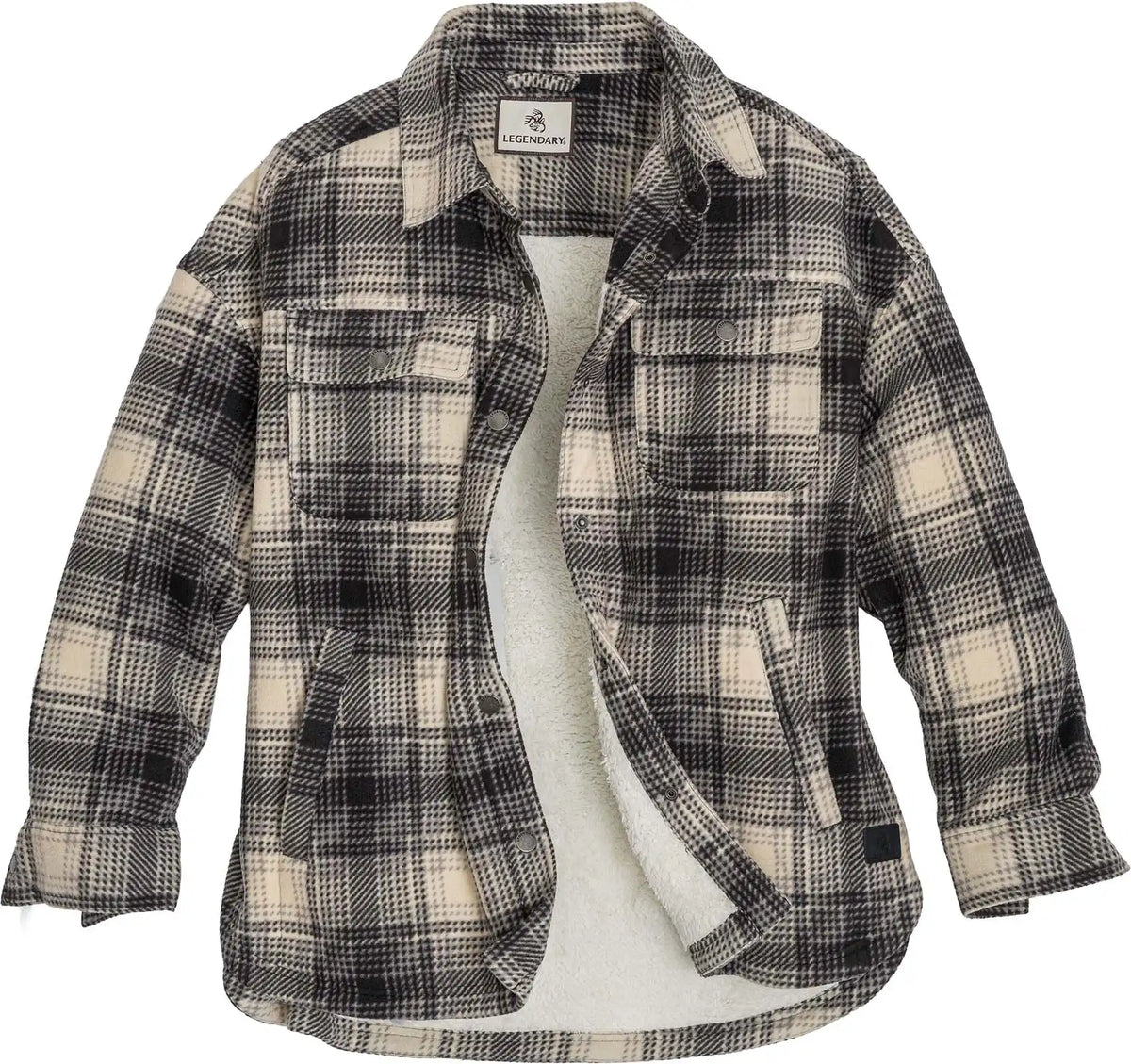 Women's Fireside Fleece Bonded Berber Snap Shirt Jacket