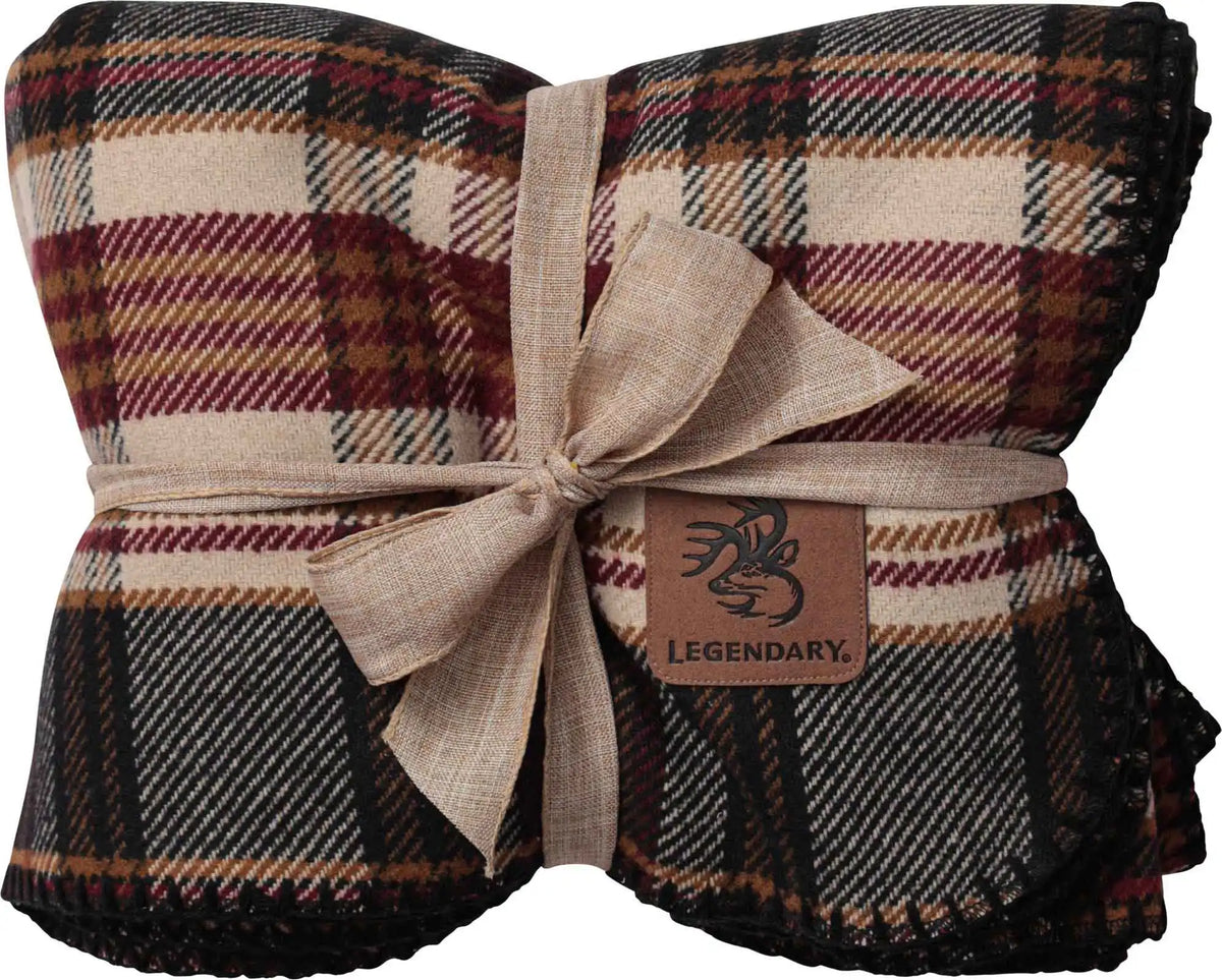 Cozy Wool Cabin Throw Blanket
