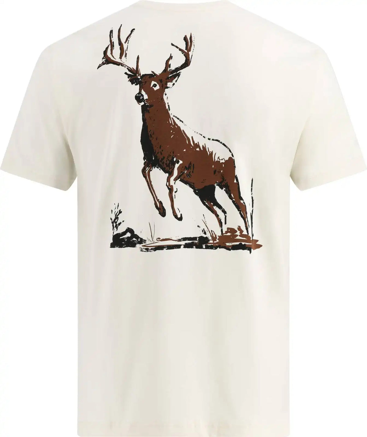 Men's Buck Commander 8 Point Buck Leaping Short Sleeve T-Shirt
