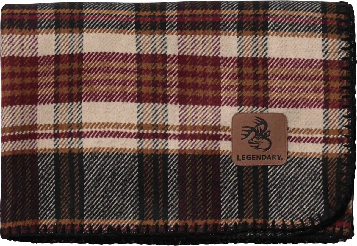 Cozy Wool Cabin Throw Blanket