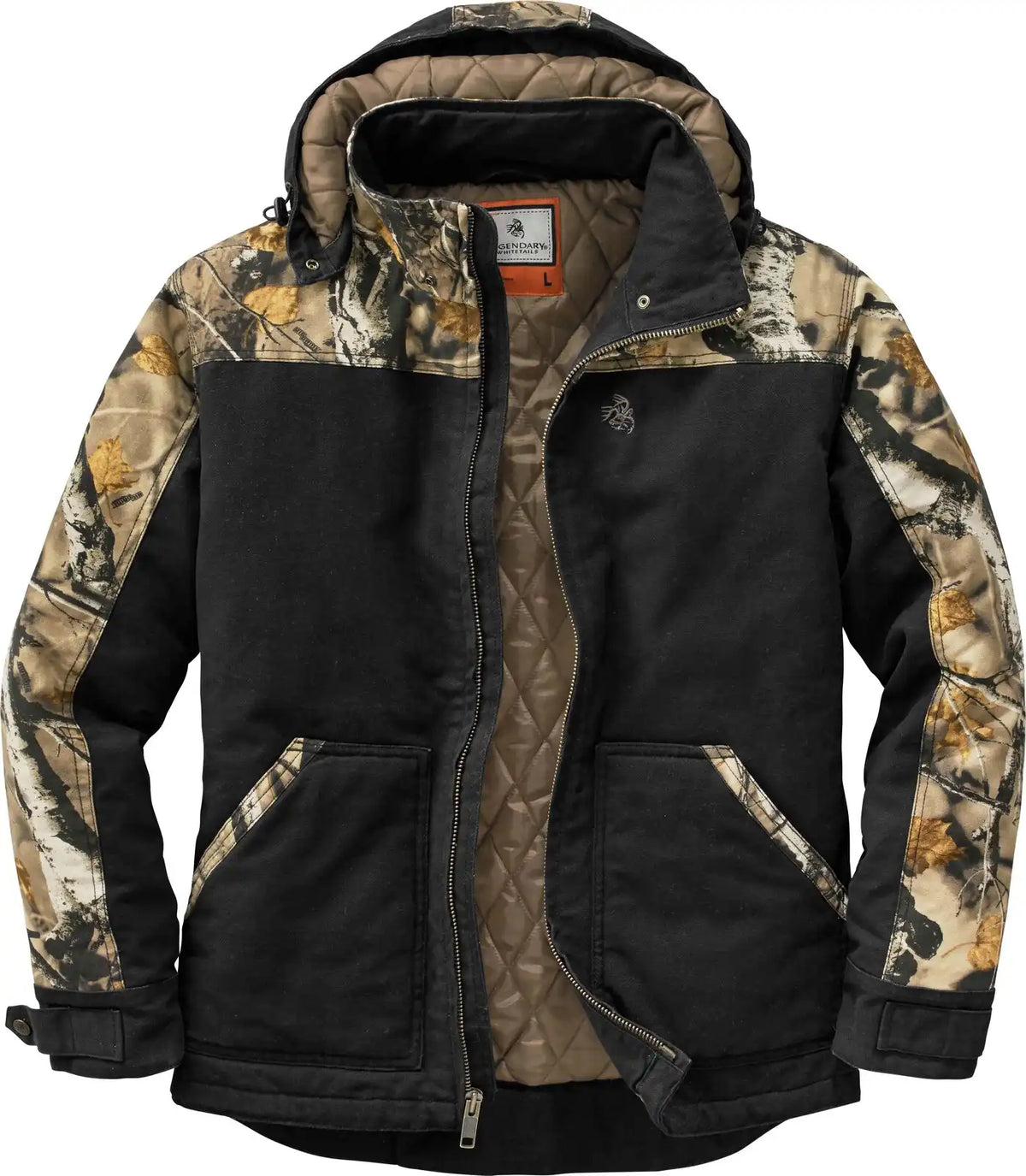 Men's Heavyweight Canvas Cross Trail Big Game Camo Workwear Coat