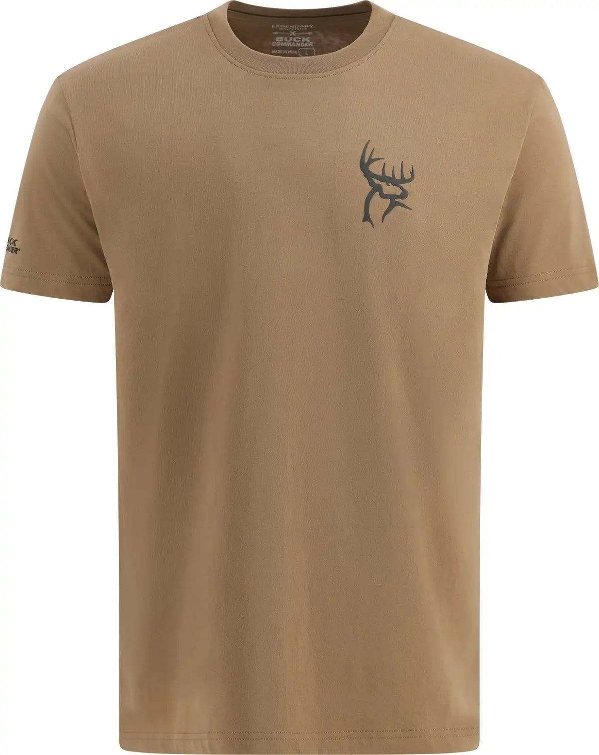 Men's Buck Commander Camo Filled Buck Short Sleeve T-Shirt