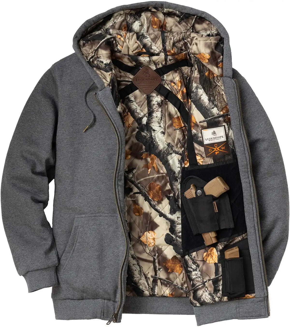 Men's Concealed Carry Insulated Full Zip Sweatshirt