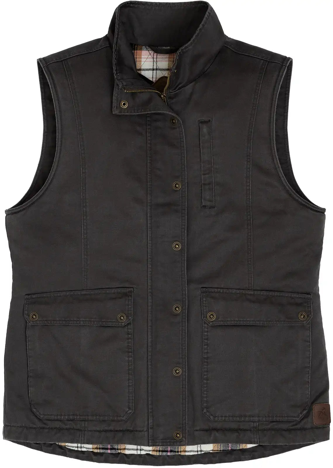 Women's Concealed Carry Saddle Country Waxed Cotton Blend Vest