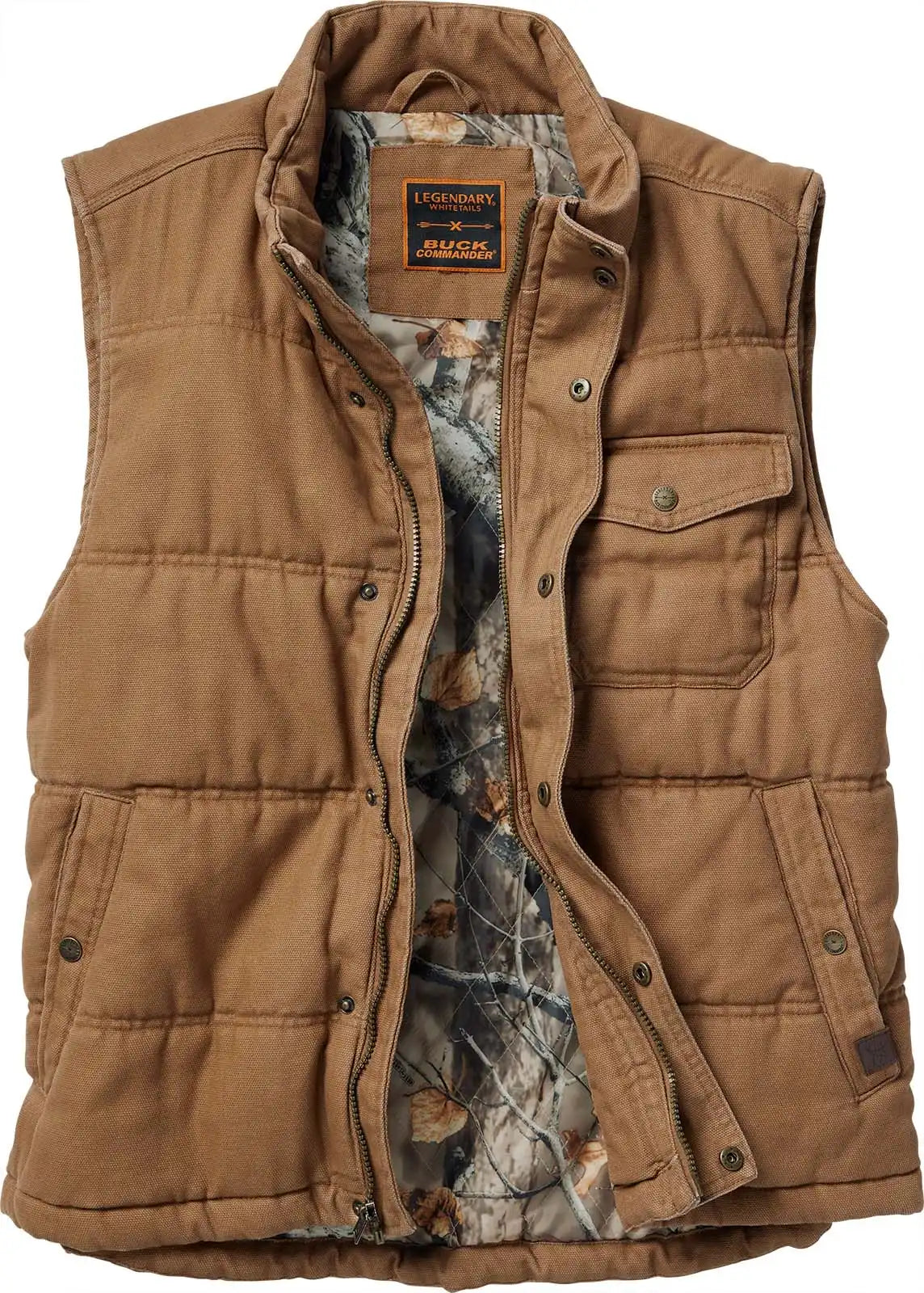 Men's Buck Commander Cabin Creek Quilted Canvas Vest