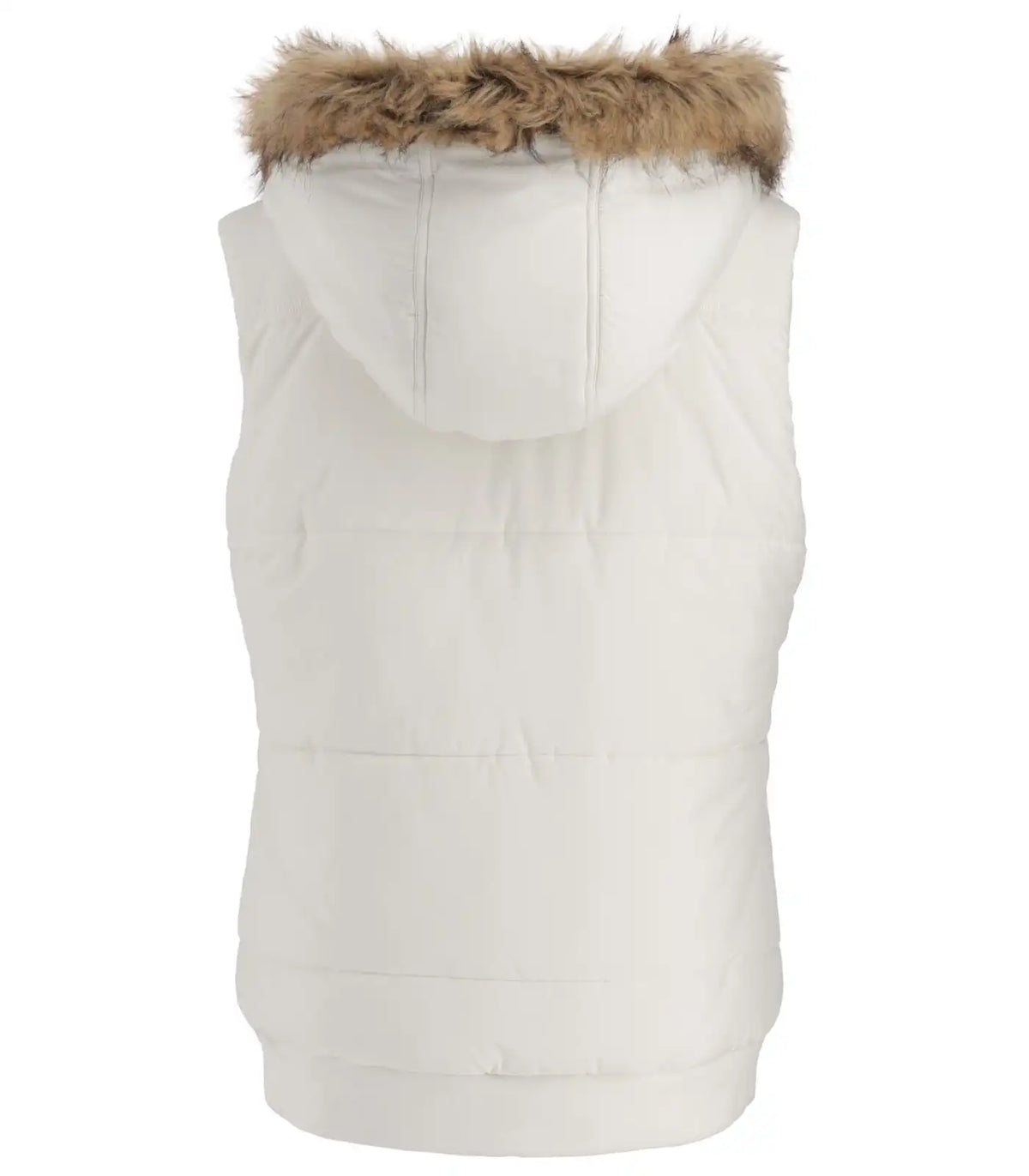 Women's Quilted Toggle Hooded Puffer Vest