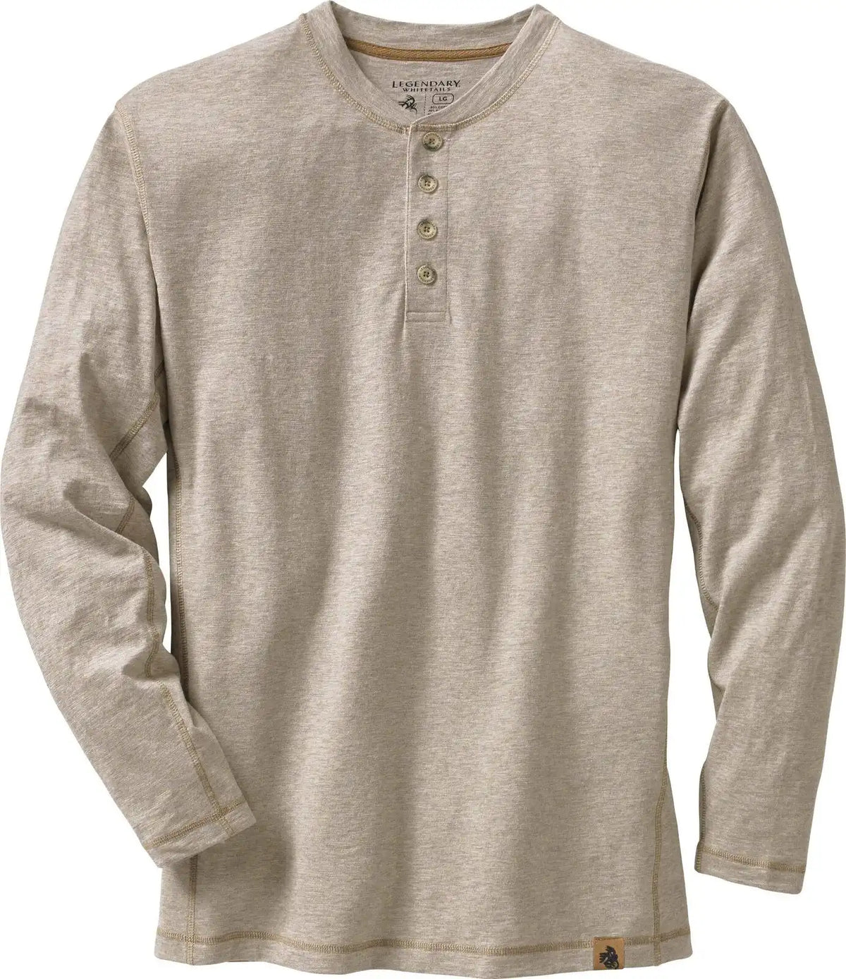 Men's Maverick Slub Henley Long Sleeve Shirt